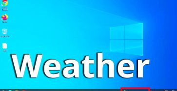 Remove weather from Windows 10 taskbar