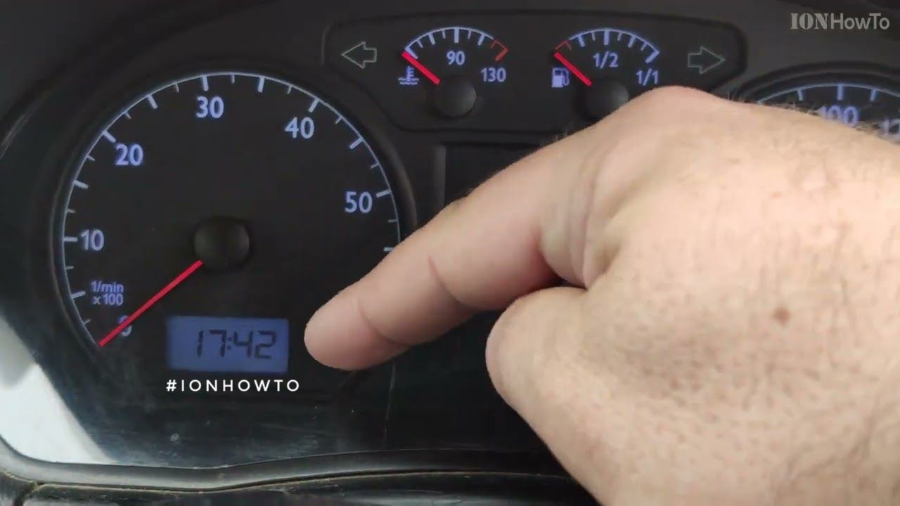 How to Set Clock Time on VW Polo 9n mk4