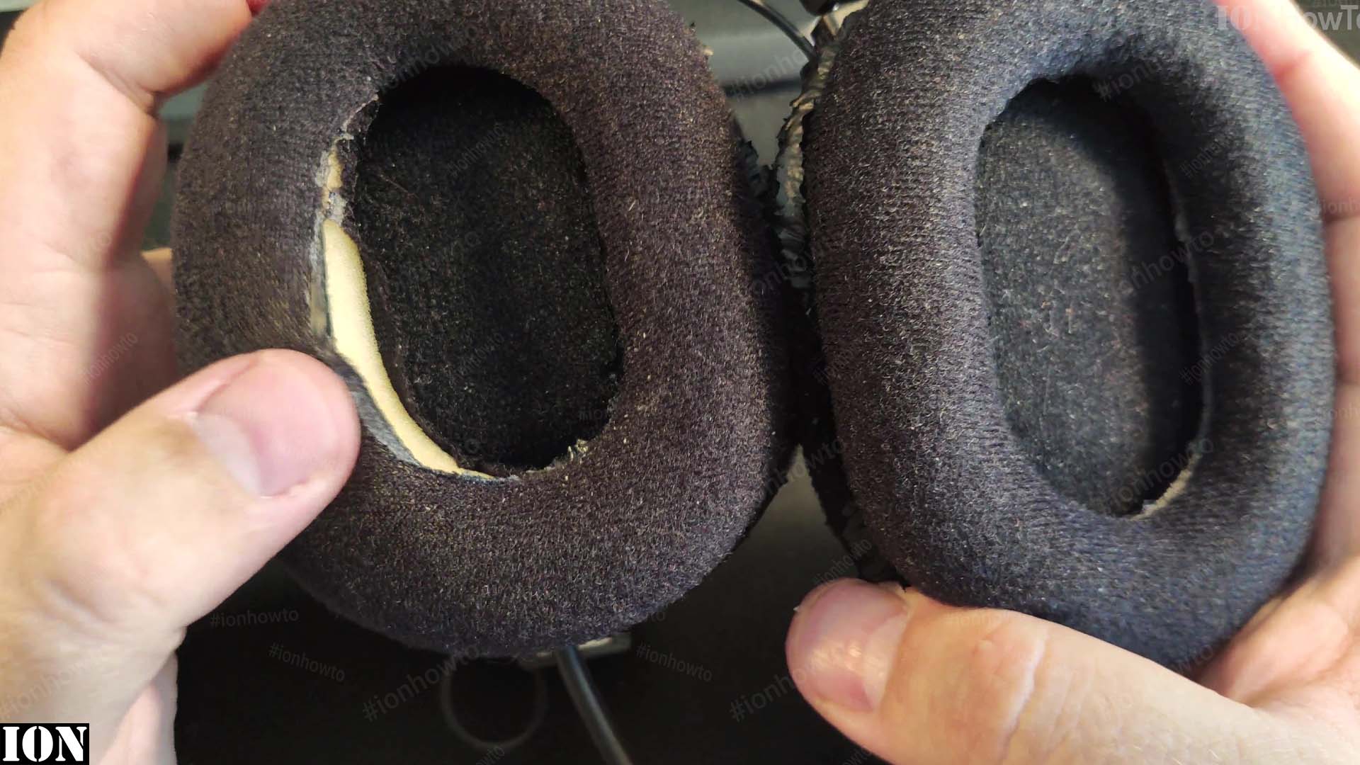 Sony MDR 7506 earpads remove pleather