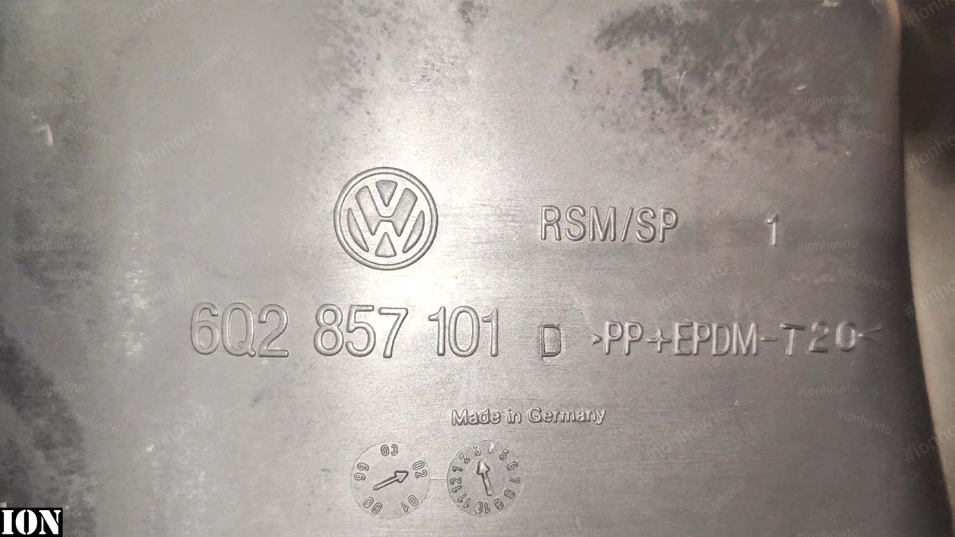 VW Polo 9N Mk4 Glovebox Part Number