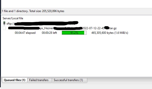 Hetzner network transfer rate limiting 1 6