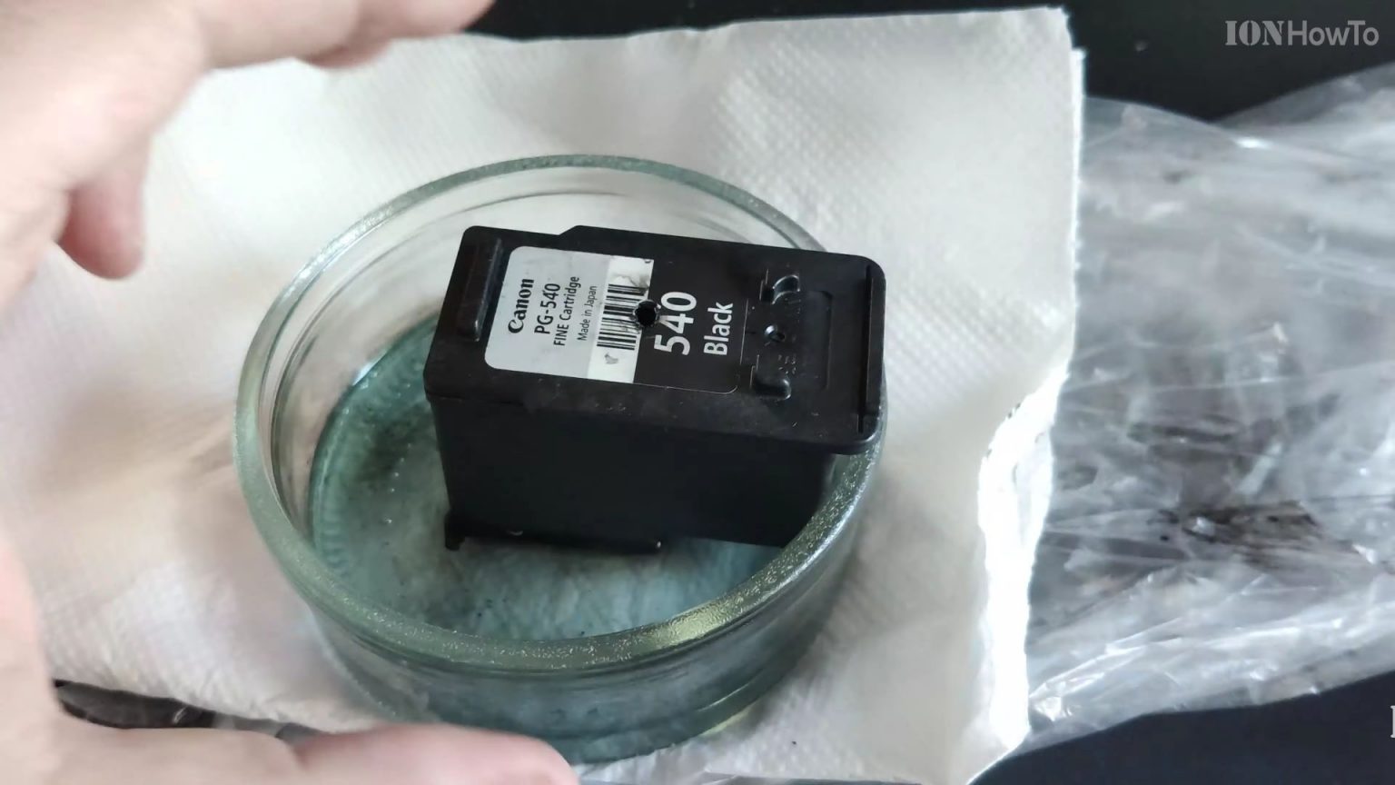 Canon Printer ink cartridge clogged printing lines ION HowTo