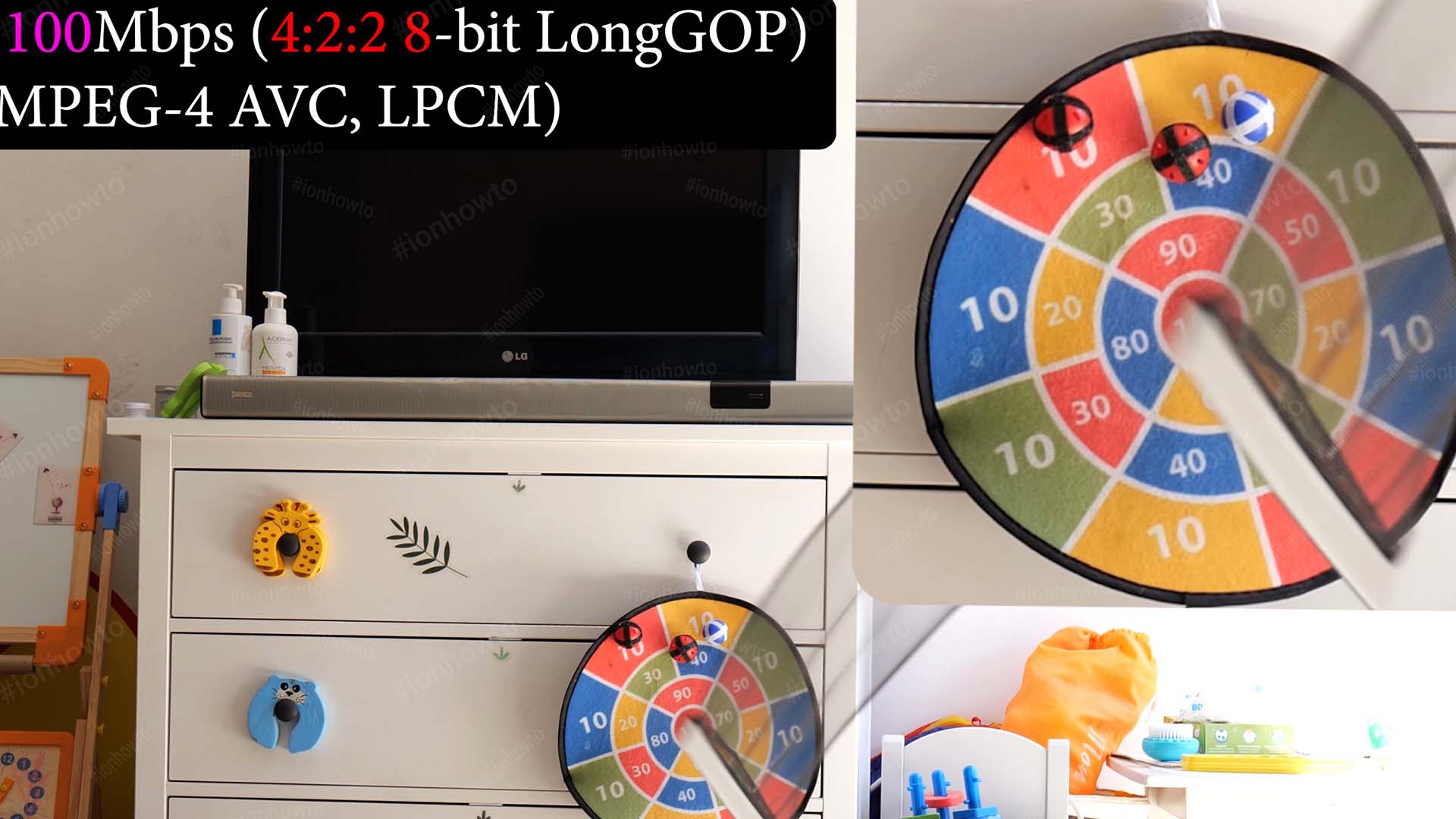 Panasonic Lumix S5 codecs compared zoomed in for details and color
