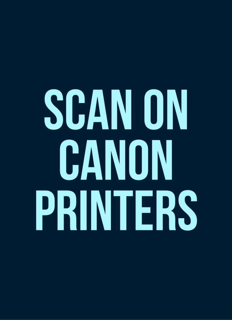 how to scan documents continuously in canon printer