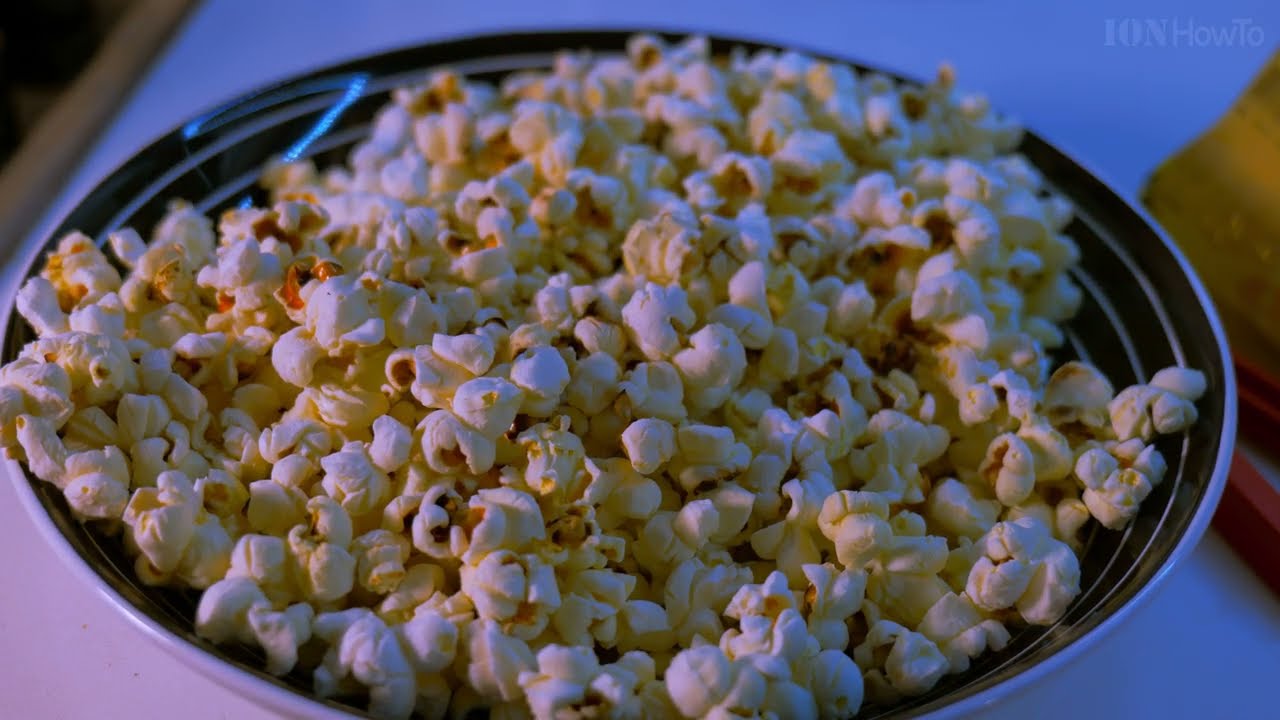 How to make popcorn at home ready to eat