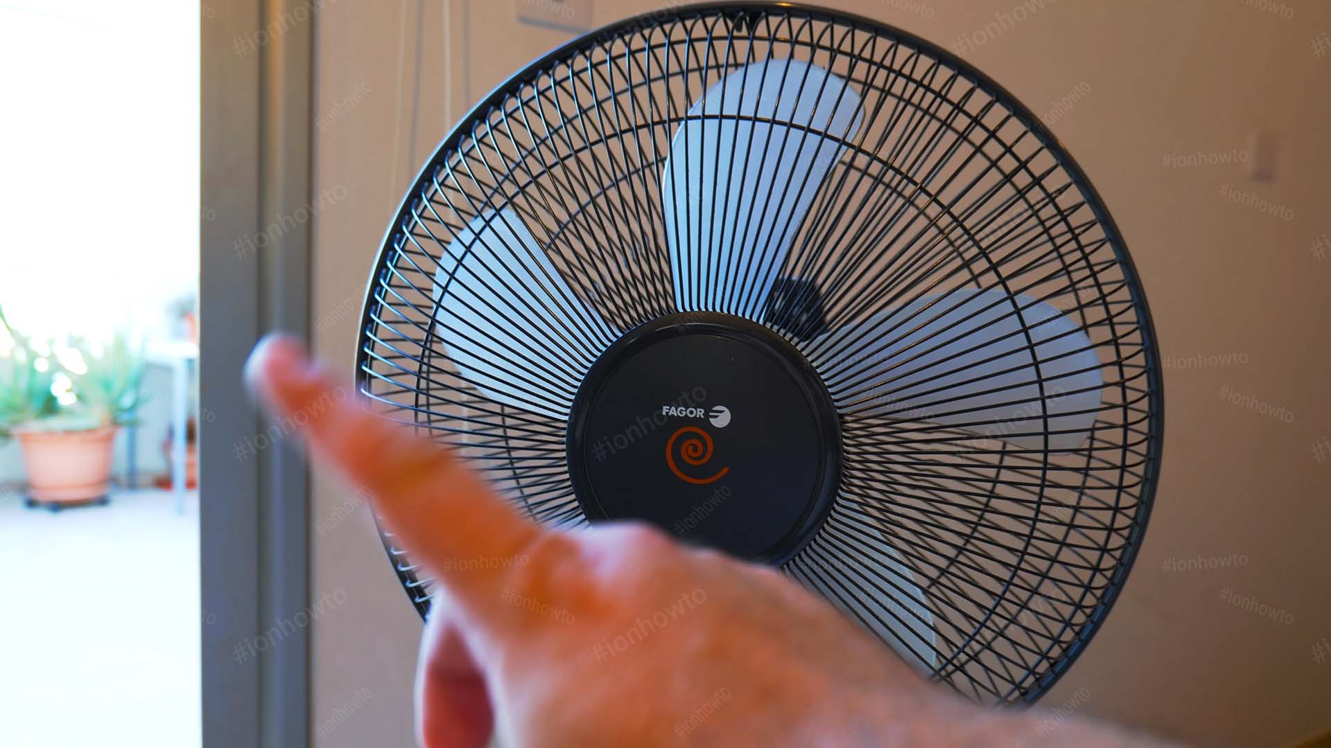 Use a fan instead of aircon to save electricity