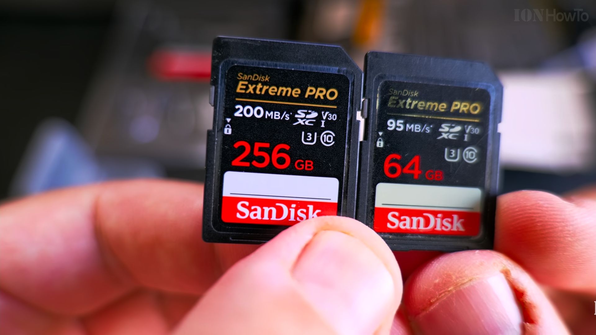 SanDisk Extreme Pro 200mb vs 95mb