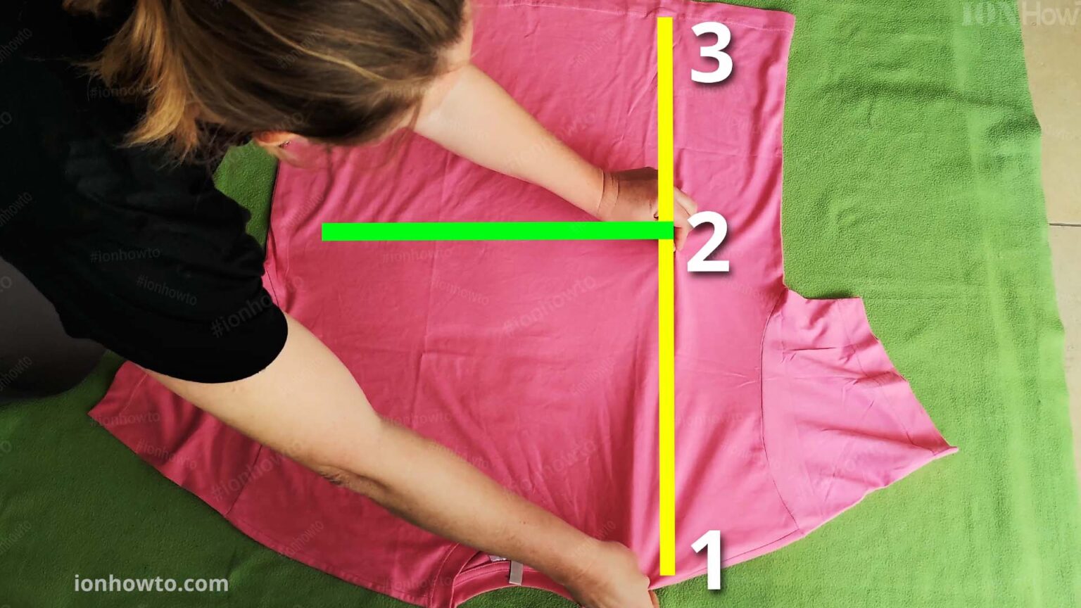 How to fold a TShirt in 2 seconds ION HowTo