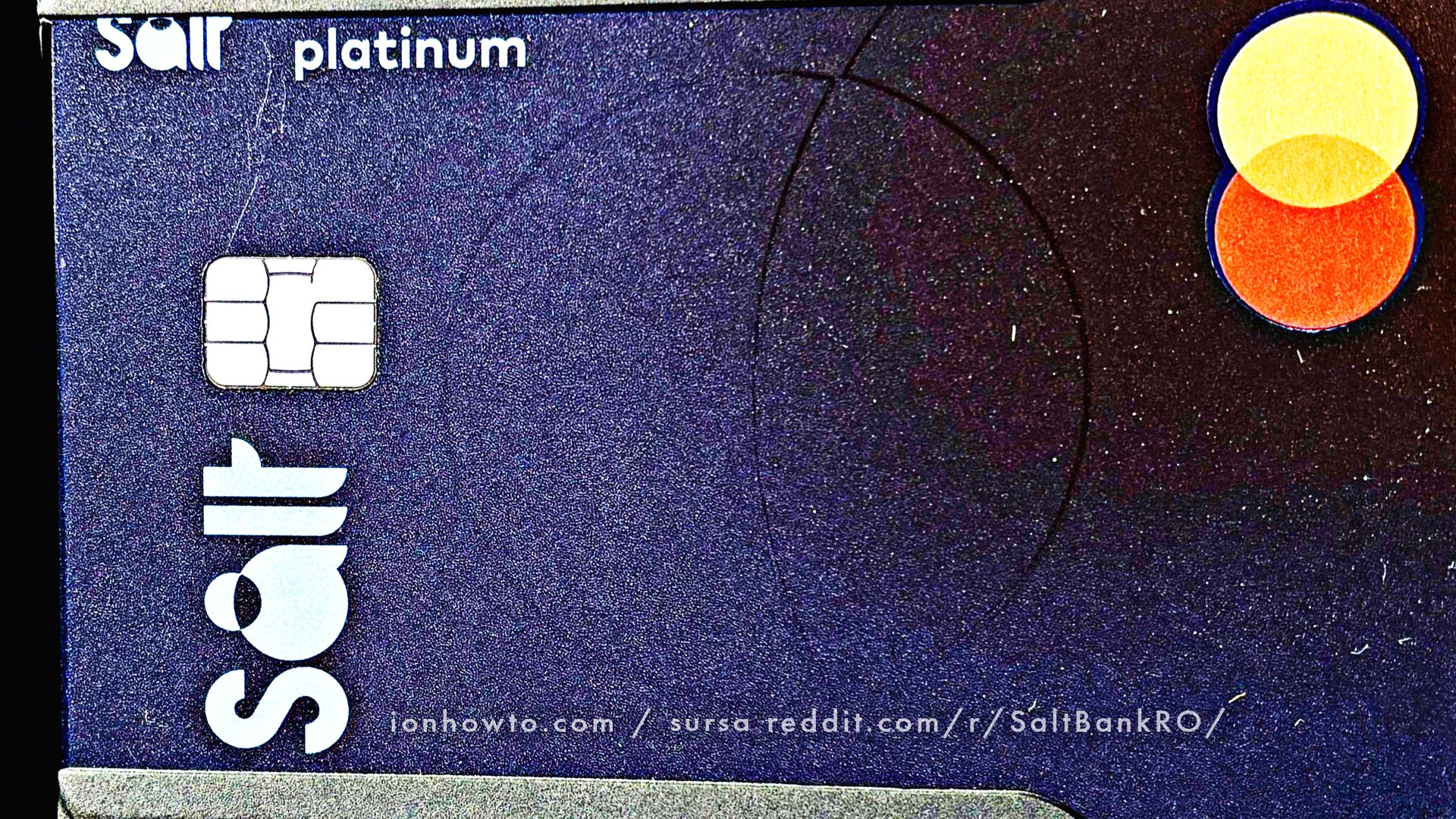 Card Mastercard Platinum Salt Bank Platinum Close up