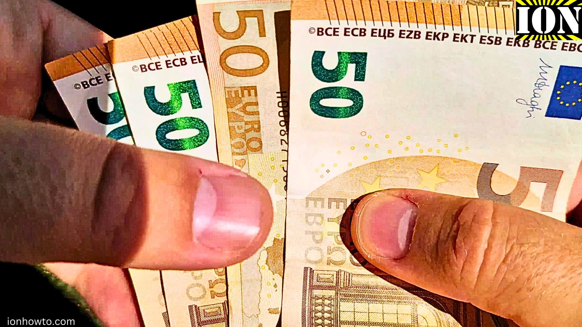 Fake 50 Euro Banknotes or Real