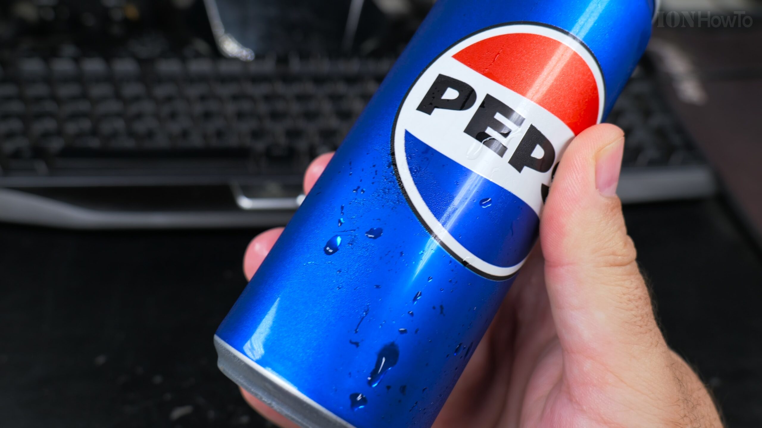 Compact Soda Can With Hands