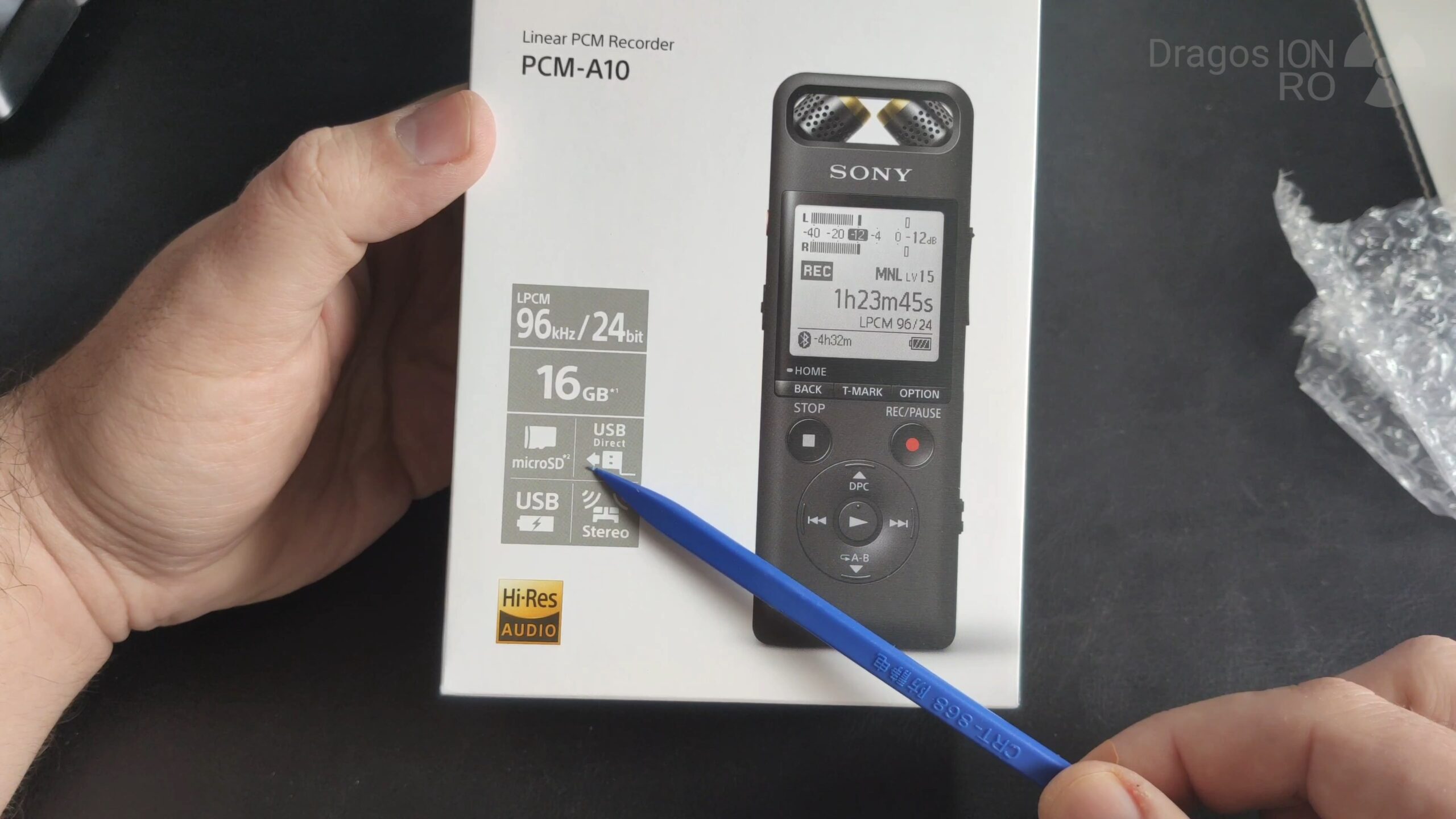 Sony PCM-A10 Unboxing & First Tests