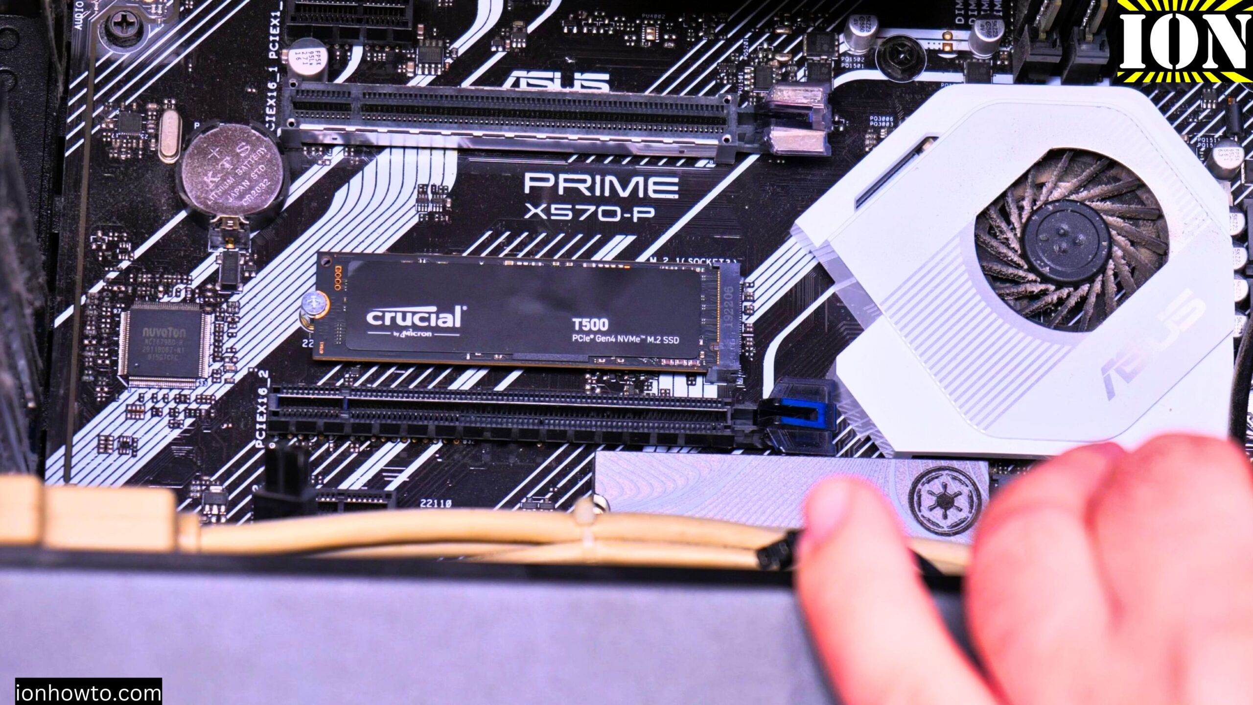 Crucial T500 Pro NVMe M.2 SSD Installation Asus Prime X 570 P Setup