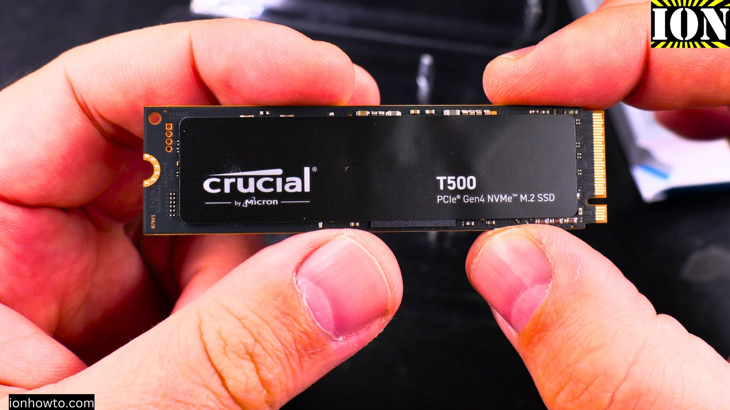 Crucial T500 Pro NVMe M.2 SSD Without Heatsink Front