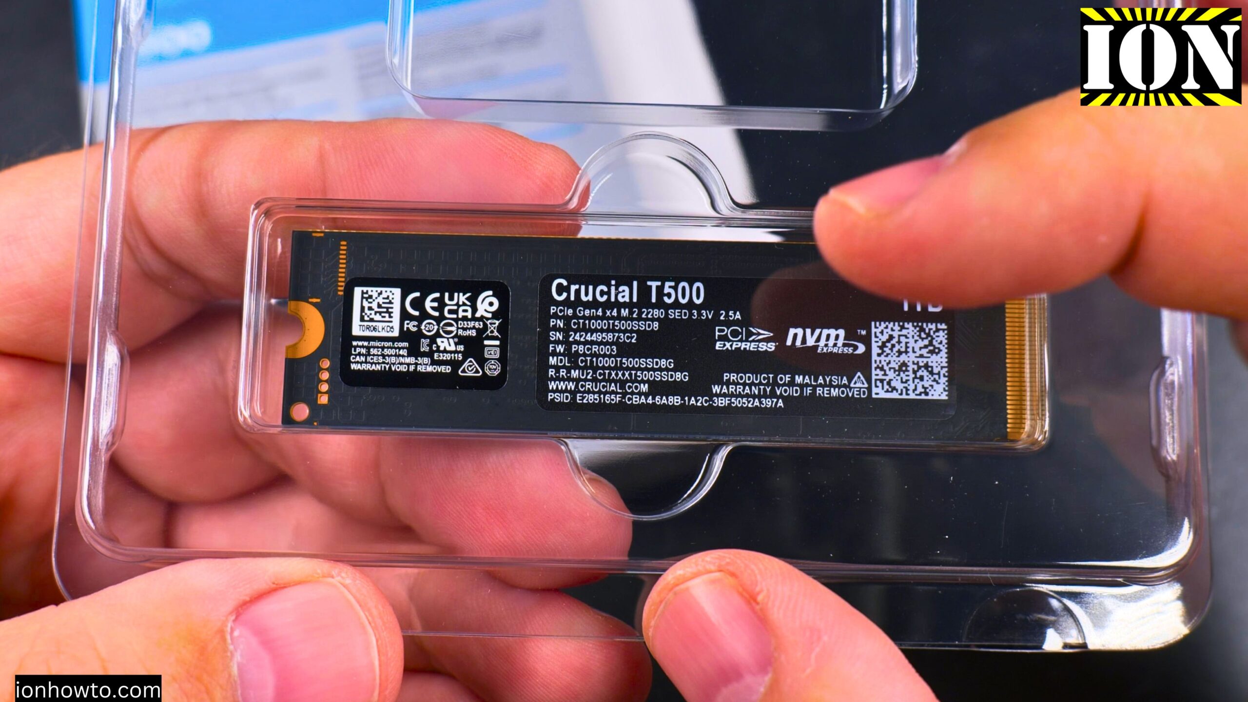Crucial T500 Pro NVMe M.2 SSD
