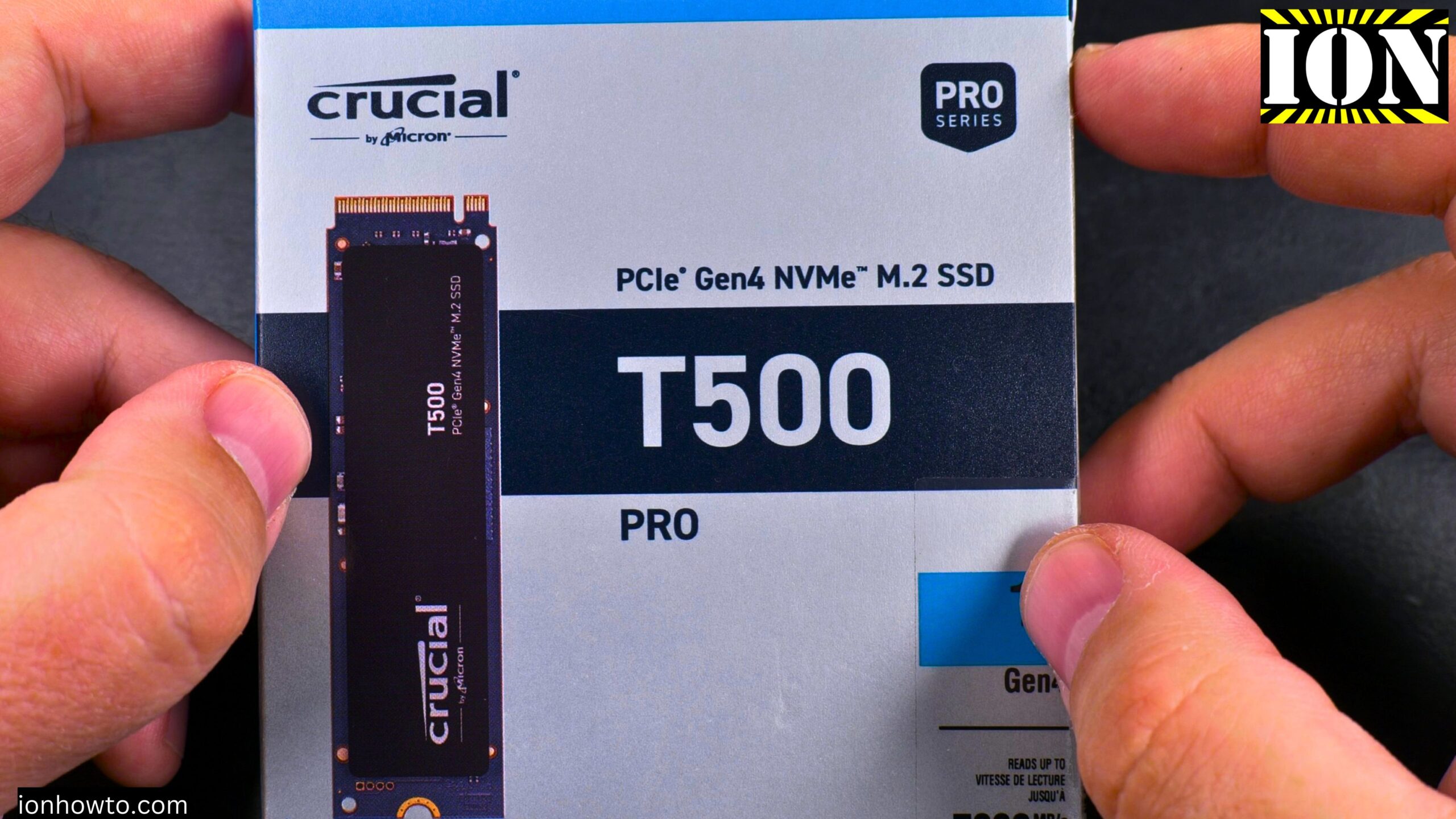 Crucial T500 Pro NVMe M.2 SSD 1TB Gen 4 Unboxing