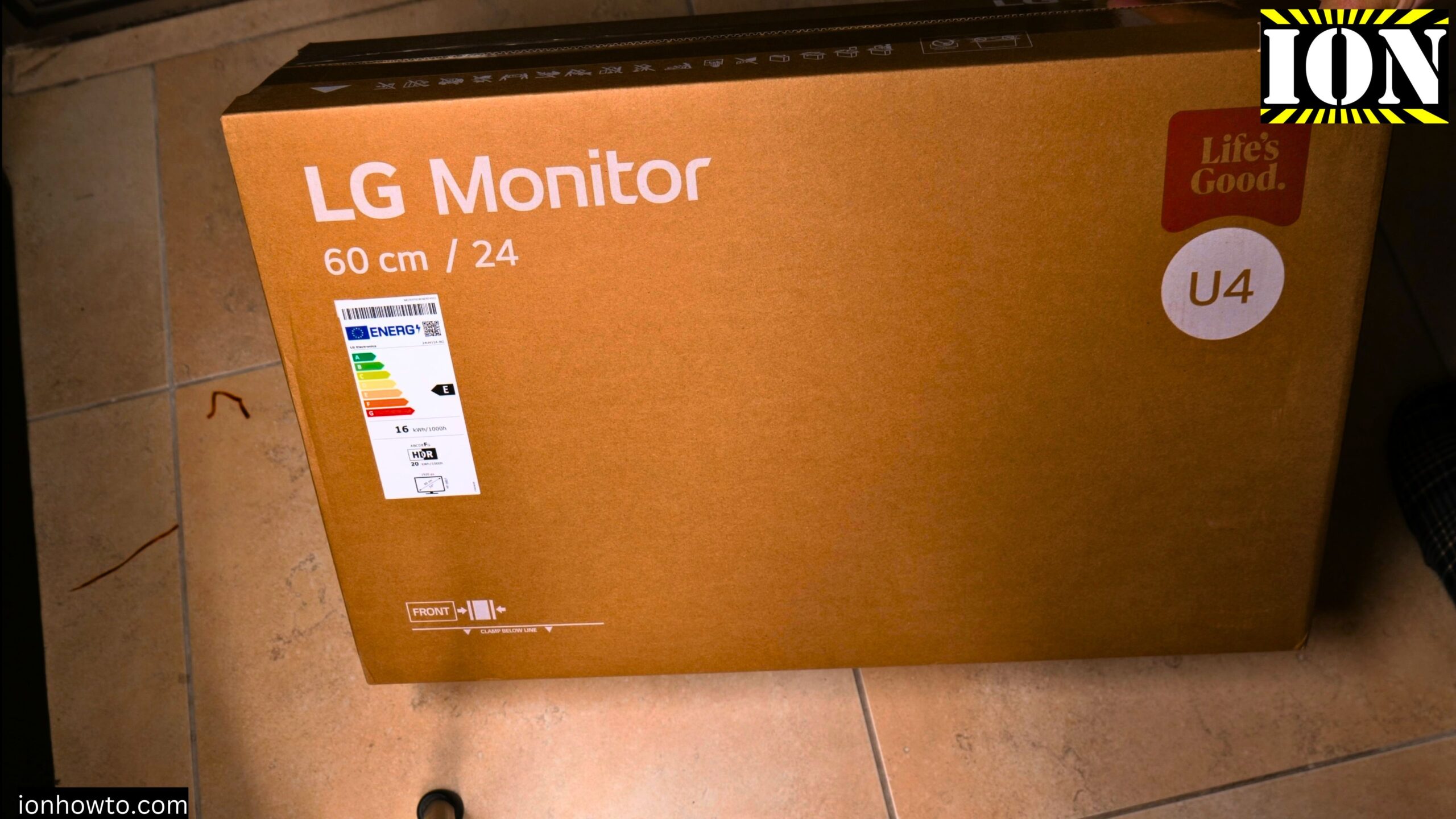 LG 24U411A B 24 inch Monitor Box