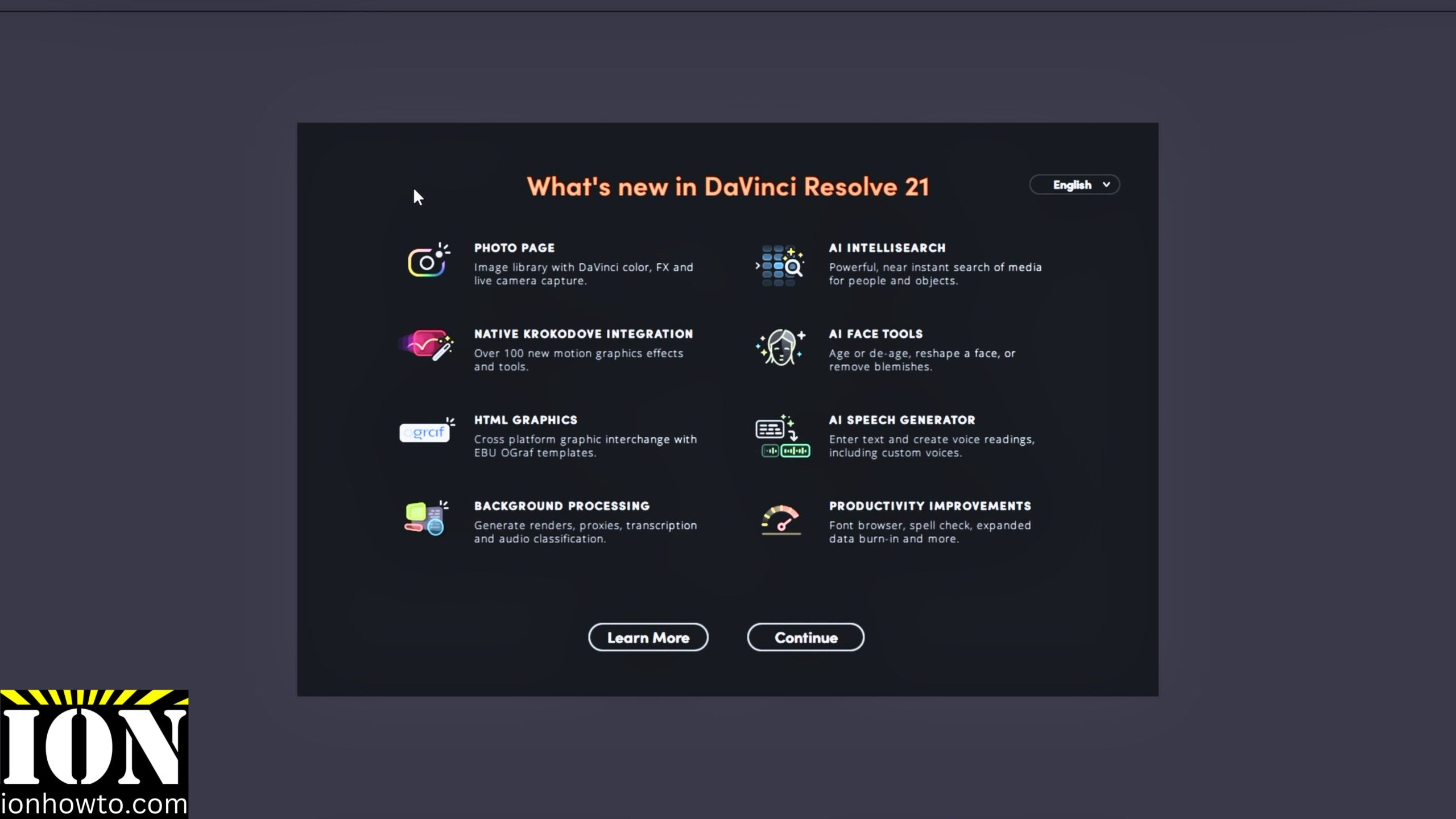 DaVinci Resolve Studio 21 Upgrade