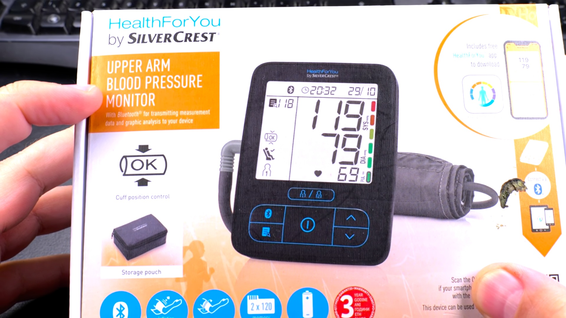 Blood Pressure Monitor Lidl SBM 70